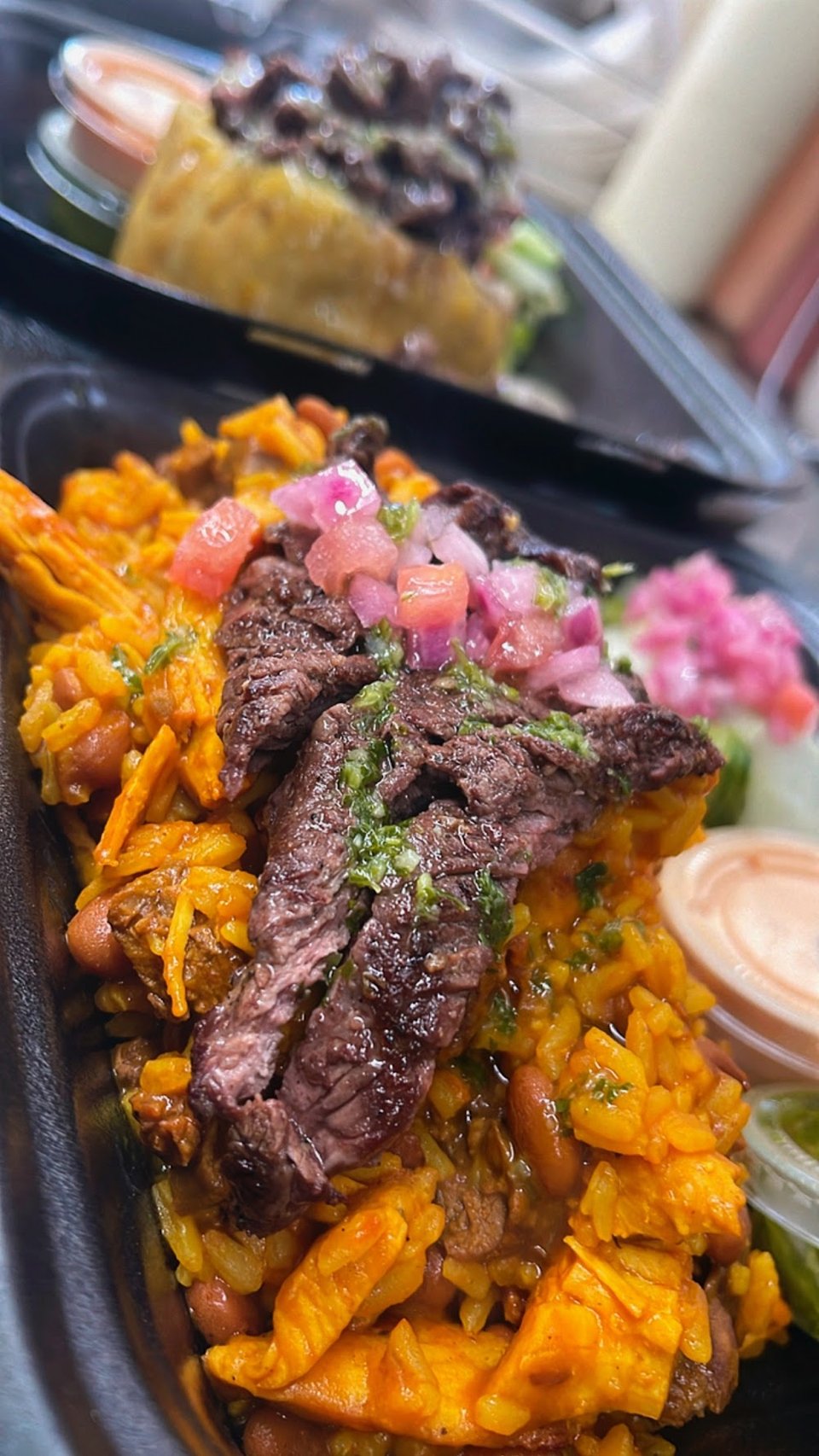 Mofongo De Churrascos Skirt Steak Mofongo